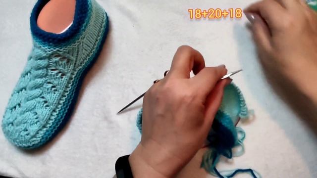 ?Полюбила короткие носочки ?МК ➡️ На двух спицах без шва на подошве и с удобным задником ? смотреть онлайн