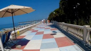 Адлер.Улица Просвещения, пляж "Чайка" и "Огонёк."