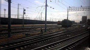 Прибытие и отправление со станции Лиски на поезде Нижний Новгород - Адлер
