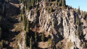 Горы Тянь-Шань. Казахстан. Аэросъемка