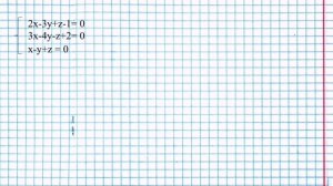 Системы уравнений первой степени с тремя неизвестными