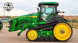 Гусеничный трактор John Deere 8RT модель 2020 года - Обзор и тест-драйв