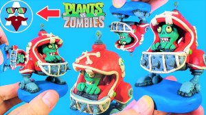 Лепим МЕХО - ФУТБОЛЬНОГО ЗОМБИ из пластилина ► Растения против Зомби | Plants vs. Zombies | AVIPI