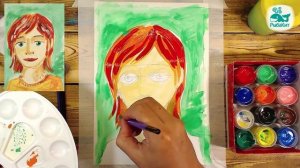 Как нарисовать ПОРТРЕТ МАМЫ урок рисования для детей