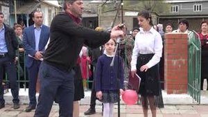 Торжественные мероприятия в честь 74-й годовщины Великой Победы в селе Икра Курахского района..mp4