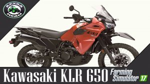 Kawasaki KLR 650 версия 1.0 для Farming Simulator 2017