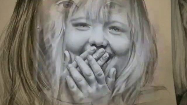 Портрет по фото на заказ .Portret childrens, artist Natali Spirina. смотреть онлайн