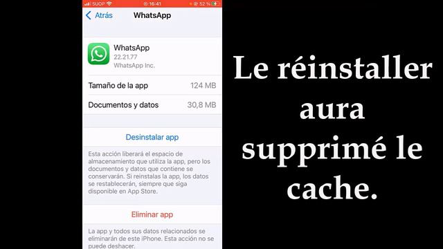 Vider le cache WhatsApp sur iPhone смотреть онлайн