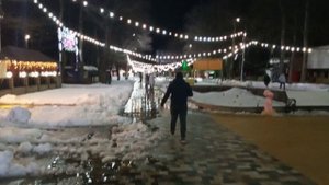 Парк победы в Ставрополе 7 февраля 2024 года.