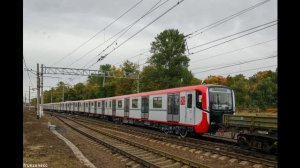 Новый поезд Петербургского метро Балтиец