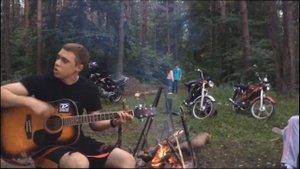 Песни под гитару у костра с друзьями - от автора Был Осенний Тёплый Вечер