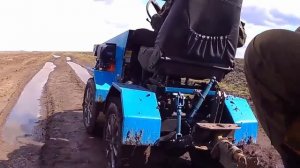 Проходимость Мини трактор переломка 4х4