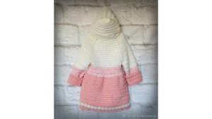 Вязаное пальто для девочки