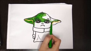 How to Draw Yoda Baby