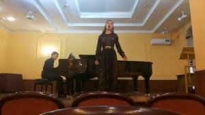 " Гляжу в озёра синие" Антакова Мария 19 лет (меццо- сопрано)
