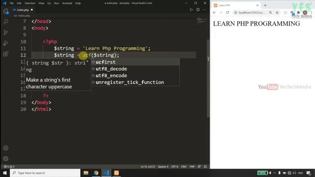 String Functions | PHP Malayalam Tutorial | Part 17 of 22 |