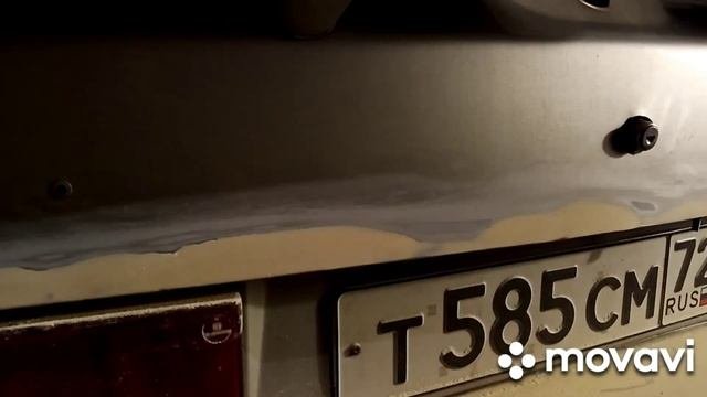 Покраска багажника балончиком. Шпаклёвка.