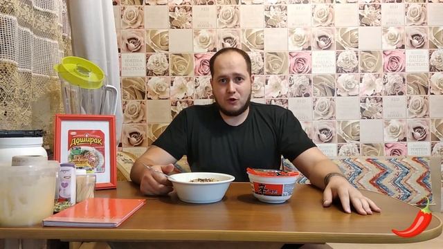 Острый обзор лапши Samyang vs Nong shim 4500 Сковиллей! смотреть онлайн