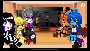 Gachafnaf. Fnaf 2 react to five more nights |remake|