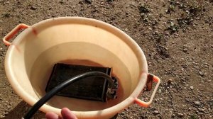 Опрессовка радиатора отопителя.