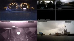 Видеонаблюдение для автошкол NSCAR 401. Пример видеозаписи