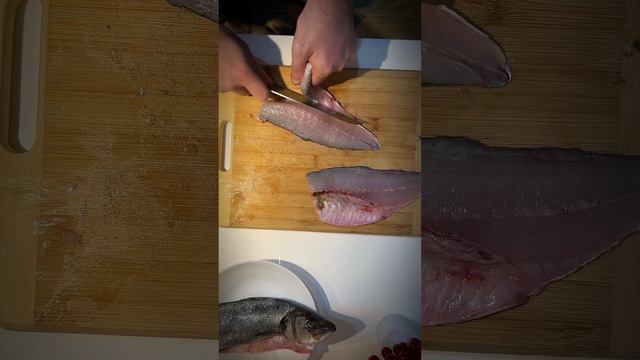 Как самим разделать рыбу на филе?Пиши если было полезно ✅#филерыбы #какразделатьрыбу