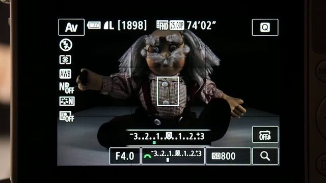 Canon M10 - tryb Live View смотреть онлайн