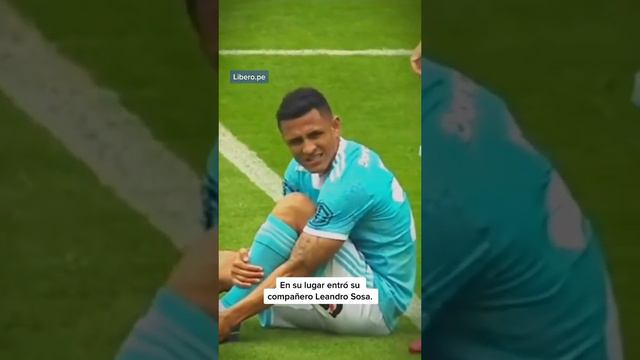 Yoshimar Yotún salió lesionado en el encuentro con Melgar y no pudo evitar romper en llanto