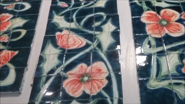 Керамические панно, плитка и изразцы для кухни и ванных комнат смотреть онлайн