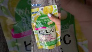 Обзор на Витамин C со вкусом лимона от Orihiro #orihiro #орихиро