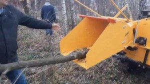 Измельчитель древесины DH40 на гусеничном ходу