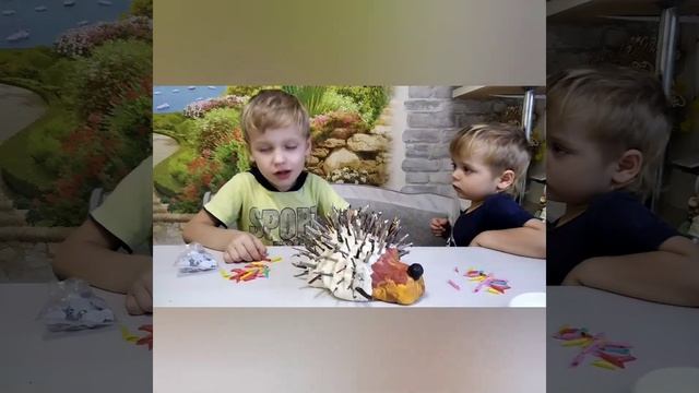 Осення поделка "Ёжик" смотреть онлайн