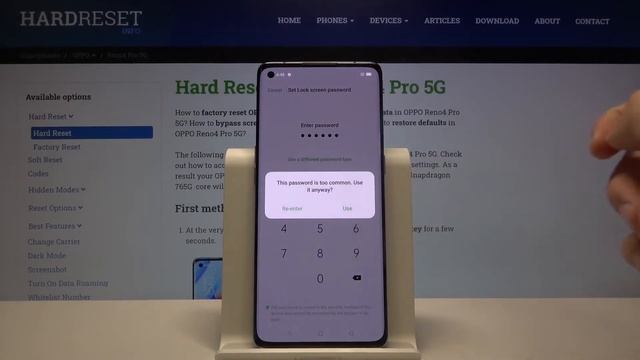 How to Set Up Screen Lock on OPPO Reno4 Pro - Manage Screen Protection Method смотреть онлайн