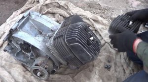 JAWA- Почти НА ХАЛЯВУ! Ремонт мотоцикла Ява 350/634. Часть 1.        Jawa motorcycle repair. Part 1