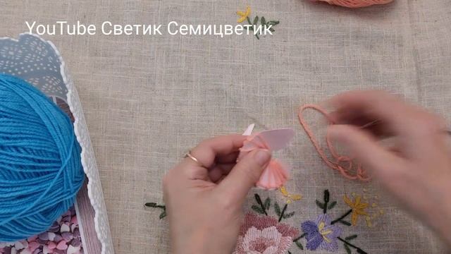 Что можно сделать из ниток! Удивительные поделки  Декоративные цветы из ниток Рукоделие Цветок-брош смотреть онлайн