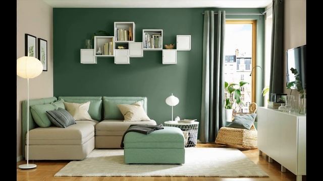 Green living Room - 30 Green Living Room Design Ideas | Best Green Interior Design Ideas
