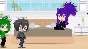 //у куро и зонта любовь//13 карт//фанфик//2 чясть//