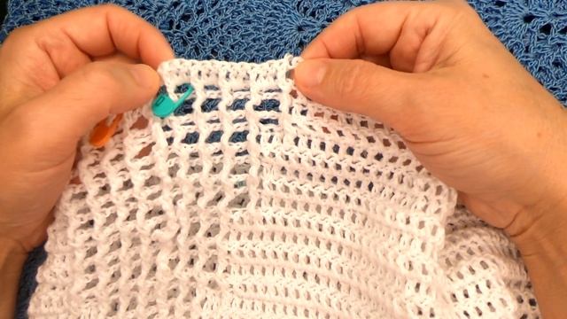 Ажурная МАЕЧКА - ТОП ,  Вязание КРЮЧКОМ ,  crochet blouse ( В № 308)