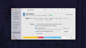 How to Archive iPhone Backup on Mac or MacBook