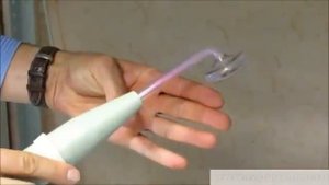 Аппарат дарсонвализации «ИСКРА-1»  - демонстрация работы прибора