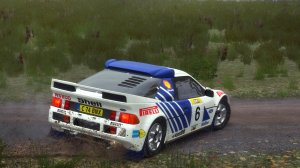 Dirt rally Ford RS200