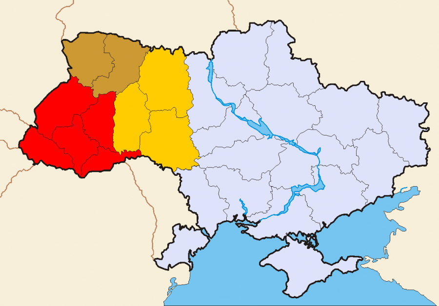 Регионы западной украины. Западная Украина Галичина. Западная Украина карта Западная Украина карта. Территория Западной Украины. Граница Западной и Восточной Украины.