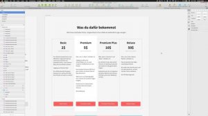 Website Preistabelle Design Tutorial in Sketch – mein Design Prozess