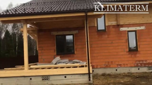 Строй бригада из Казани | объект из профилированного бруса | Утеплитель КЛИМАТЕРМ смотреть онлайн