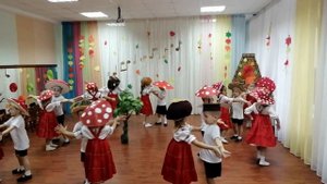 "На грибной полянке" средняя группа МАДОУ 21 "Аленка" Гурьевск