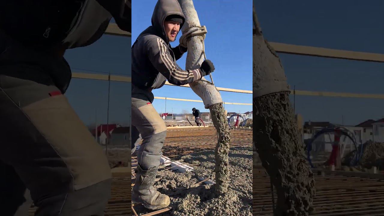 Заливка фундамента смотреть онлайн