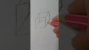 Как нарисовать обемный прямоугольник,коробку.