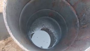 Самодельная бочка для полива огорода на гусеничный минитрактор.