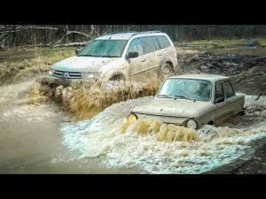 Мужик на ЗАПОРОЖЦЕ ПОСПОРИЛ с внедорожники на бездорожье!