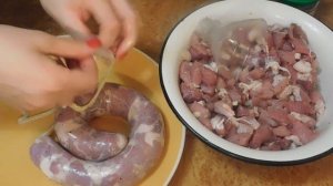 Ароматная ДОМАШНЯЯ КОЛБАСА! Рецепт на ветках в духовке